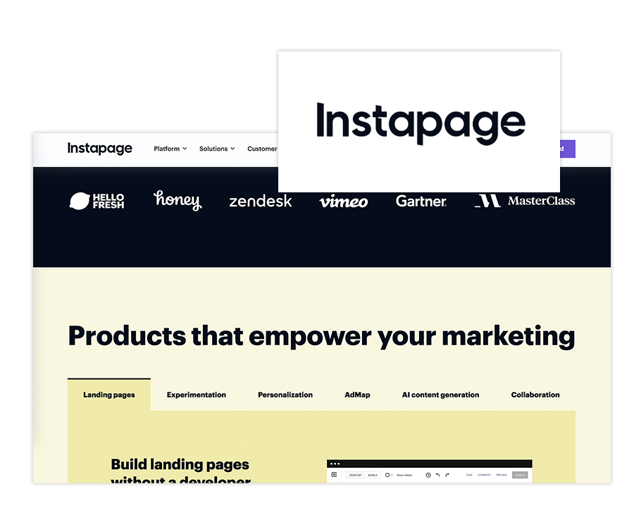 Instapage Landing Page Platform