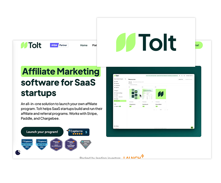 Tolt Affiliate Tracking Software